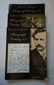 Profiles in History Autograph Catalog #41, 42, 43 Lot Of 3 - Picture 1 of 4