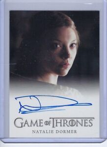 2012 Game of Thrones Natalie Dormer as Margaery Tyrell Autograph Auto 