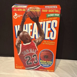 RARE Vintage 90s Michael Jordan Air Jordan Wheaties Box - Picture 1 of 7