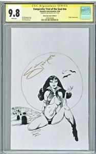 Vampirella Trial of The Soul CGC 9.8 SS Black Flag Edition B Sara Frazetta 47 - Picture 1 of 2