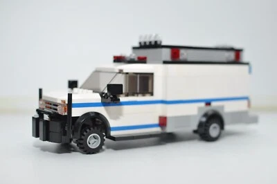 Custom Police Rescue ESU Truck Model compatible Built with LEGO® Bricks - Image 1 of 4