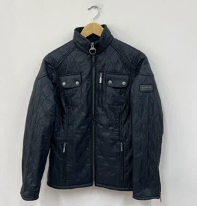 Barbour International Trials Quilted Jacket Fleece Lined Women's UK10 USA6 - Picture 1 of 10