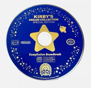 Kirby's Dream Collection Special Edition Compilation Soundtrack Audio CD - Imagen 1 de 1