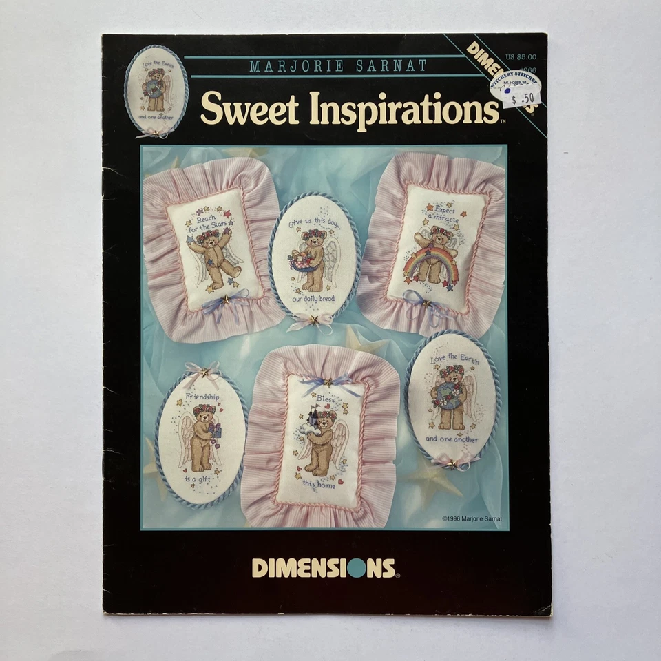 Dimensions Counted Cross Stitch Pattern Leaflet 1996 Sweet Inspirations #266