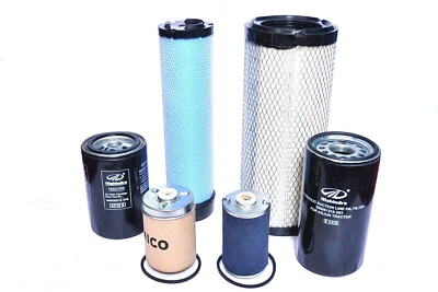 PACK OF 6 FILTER ECONOMY FITS FOR MAHINDRA TRACTOR 4500 / 5500 / 6000 / 6500 - Image 1 of 4