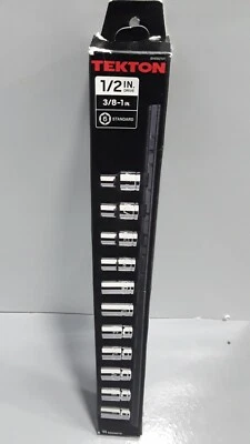 Tekton 1/2 Inch Drive Deep 6-Point Socket Set, 11-Piece (3/8-1 in.) - Image 1 of 3