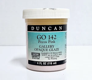 Duncan Pecos Pink Gallery Opaque Glaze GO 142 Ceramic Glaze 4oz QTY 1 - Picture 1 of 3