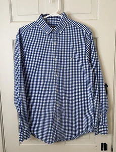 Vineyard Vines Classic Fit Tucker Hemd Knopfleiste Herren blau kariert Gr. Medium - Bild 1 von 4