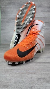 Nike Vapor Untouchable 3 Elite Football Cleats White Orange AO3006-118 Size 13 - Picture 1 of 11
