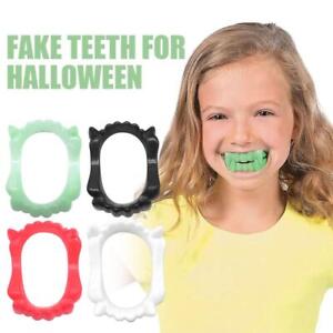 Halloween Luminous Zombie Teeth Denture Dress Up Props Costume For Horror X8O4