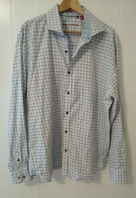 Report Collection XXL Striped Shirt Button Down Front Long Sleeve 2XL  - Image 1 of 4