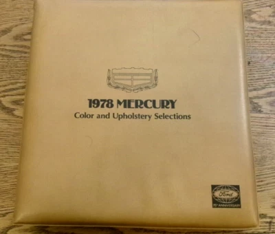 1978 Mercury Color, Paint, Upholstery, Trim Selector Dealer Dealers Album - Image 1 of 4