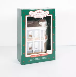 Hallmark Keepsake Ornaments Nostalgic Houses Hall Bro’s Card Shop 1988 5 NIB - Picture 1 of 6