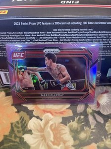Max Holloway 2023 Panini Prizm UFC #67 Purple Prizms /149