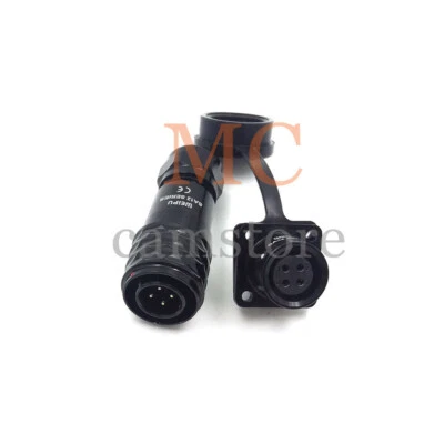 WEIPU SA12 5A 4Pin Aviation Plug,IP67 Waterproof Electrical Cable Wire Connector - Image 1 of 4