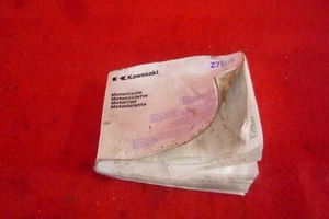 LIBRETTO USO E MANUTENZIONE KAWASAKI Z 750 Z750 S 2005 2006 - Foto 1 di 9