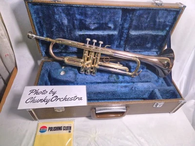 Yamaha YTR-332 Trompete Rot Messing Glocke gereinigt getestet mit Koffer &... - Bild 1 von 4