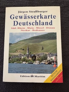 Gewässerkarte Deutschland Süd: Rhein, Main, Mosel, Donau, Neckar, Bodensee - Bild 1 von 3