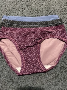 3er Pack Hanes X-Tem Damen Slips Größe 5/S (36-37") (n#58) schwarz, Mikrofaser - Bild 1 von 4