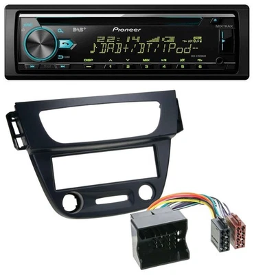 Pioneer DAB MP3 CD USB Bluetooth Autoradio für Renault Megane 3 09-14 Quadlock s - Bild 1 von 4