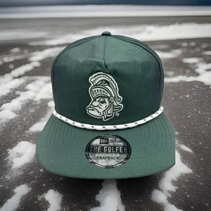 Michigan State Spartans Mütze 9FIFTY "Team Roper" Poly Mischung Druckknopflasche Kappe H122 - Bild 1 von 7