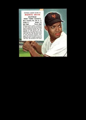 Red Man Set-Break 1954 #NL5 Monte Irvin en muy buen estado-en muy buen estado *GMCARDS* Foto 1 de 2