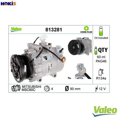 COMPRESSOR AIR CONDITIONING 813281 FOR SUZUKI NEO/BALENO SX4/CLASSIC/MONOCAB - Image 1 of 4