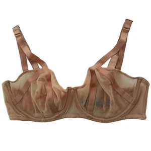 Victoria's Secret sehr sexy Balconett Netz Träger transparent Bügel nude Gr. 38C - Bild 1 von 5