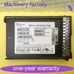 SSD HPE P47813-B21 P48137-001 3,84 TB SATA 6G RI 2,5" G8 GEN9 Gen10 Servidor NUEVO - Imagen 1 de 3