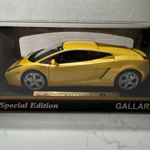 NIB MAISTO SPECIAL EDITION 1:18 DIECAST YELLOW LAMBORGHINI GALLARDO V58a - Picture 1 of 10