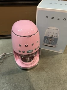 Smeg 50's Retro Style Aesthetic Drip Coffee Machine W/ 10 Cup Glass No Orig Box - Picture 1 of 9