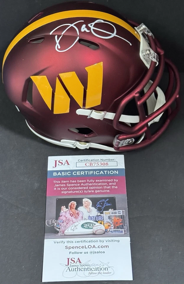 Dan Quinn Signed Autographed Washington Commanders Mini Helmet PSA/DNA - Image 1 of 1
