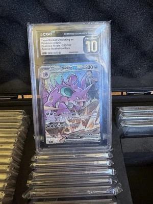 Team Rocket's Nidoking ex 233/182 Sv10: Destined Rivals CGC PRISTINE 10 - Image 1 of 2