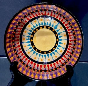 Kunstkeramik Schüssel... Roger Allen--dynamisch---keine Probleme--8,0" Durchmesser  Künstler signiert--Mülleimer - Bild 1 von 13