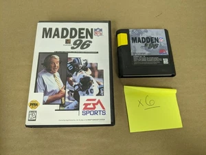Madden NFL 96 Sega Genesis cartuccia e custodia - Foto 1 di 5