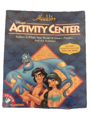 Aladdin: Disney's Activity Center (PC & MAC, 1994) - New, FREE Shipping - Image 1 of 3