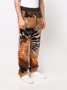 🔥80% OFF🔥 [SALE] Amiri Tie Dye Faux Shearling Sweatpants Sz. S - Picture 1 of 19