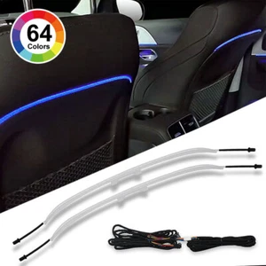 64 Farben Sitzrücken LED Umgebungslicht für Mercedes Benz E Klasse W213 17-2023 - Picture 1 of 15