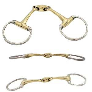 Gebiss Kaltblut Übergröße 14,5 15,5 16,5 17,5 18,5 Arg Doppelt gebrochen D Ring  - Bild 1 von 7