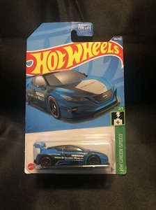 2022 Hot Wheels 100/250 ""NISSAN LEAF NISMO RC_02" 2/5 ""HW grüne Geschwindigkeit"" ""L"" Gehäuse - Bild 1 von 3