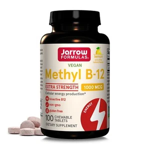 Jarrow Formulas Extra Strength Methyl B-12, Dietary Supplement for Cellular E... - Picture 1 of 10