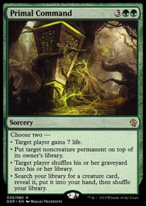 PRIMAL COMMAND NM Zendikar vs Eldrazi MTG Green - Sorcery Rare - Picture 1 of 1