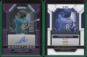 2023 Panini Prizm Baseball Signatures Purple Auto #52 Jonatan Clase Mariners /99 - Picture 1 of 1
