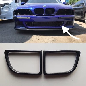 bmw e39 rings to m bumper grille For BMW 5 SERIES E39 m bumper grid black 2pc - Bild 1 von 10