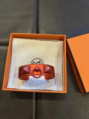 NUEVO HERMES Koryed Cian Medor Aluminio Puesta de Sol Pulseras Brazalete Rojo, Púrpura Foto 1 de 4