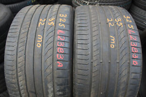325 35 22 Continental, CSC 5PV, MO, 110Y x2 A Pair 5.0mm (F1_tyres) L2383