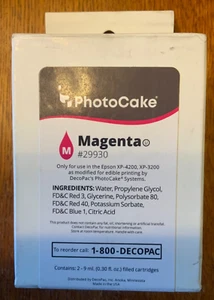 PhotoCake Image Tintenpatrone Magenta #29930, Verfallsdatum - 10. Oktober 2026 - Bild 1 von 2