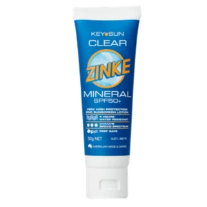 Key Sun Clear Zinke SPF 50+ Sunscreen Lotion 50g Broad Spectrum Zinc - Picture 1 of 1