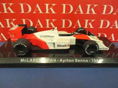 Die cast 1/24 Modellino Auto F1 McLaren MP4/4 1988 A. Senna - Immagine 1 di 4