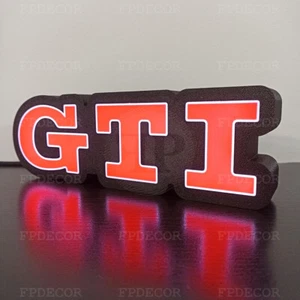 Caja GTI con LED RGB, Artículos Decorativos para Streamer y Gamers - Imagen 1 de 7